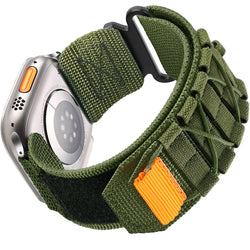 Nylon Canvas Loop Velcro-reim til Apple Watch