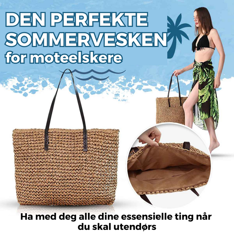 SunTote™ - Halmvevd Veske