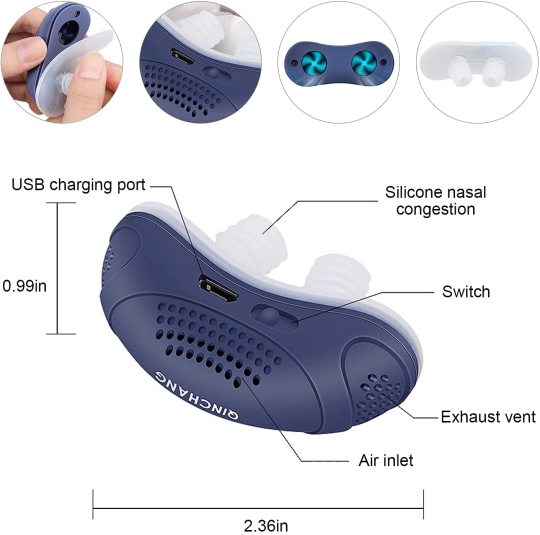 Mikroelektrisk anti-snorking elektronisk enhet